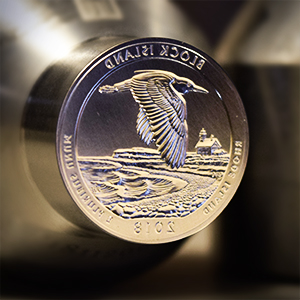 2018 america the beautiful block island national wildlife refuge quarter machine die